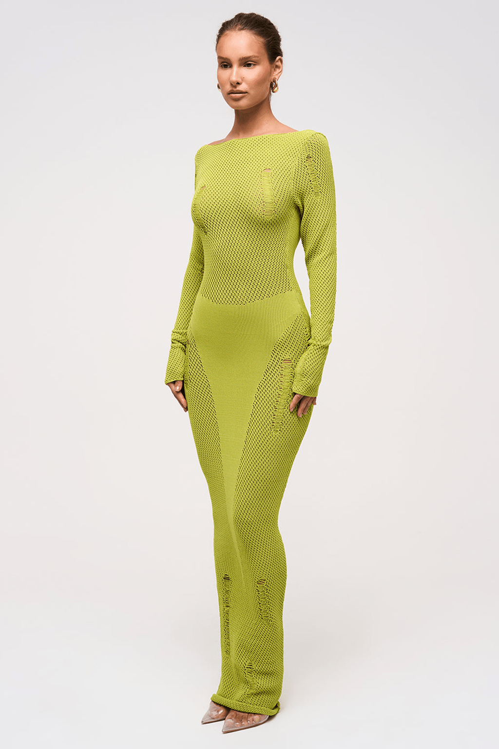 FIG LEAF DEEP SCOOP KNITTED MAXI DRESS Murci FIG LEAF DEEP SCOOP KNITTED MAXI DRESS Murci